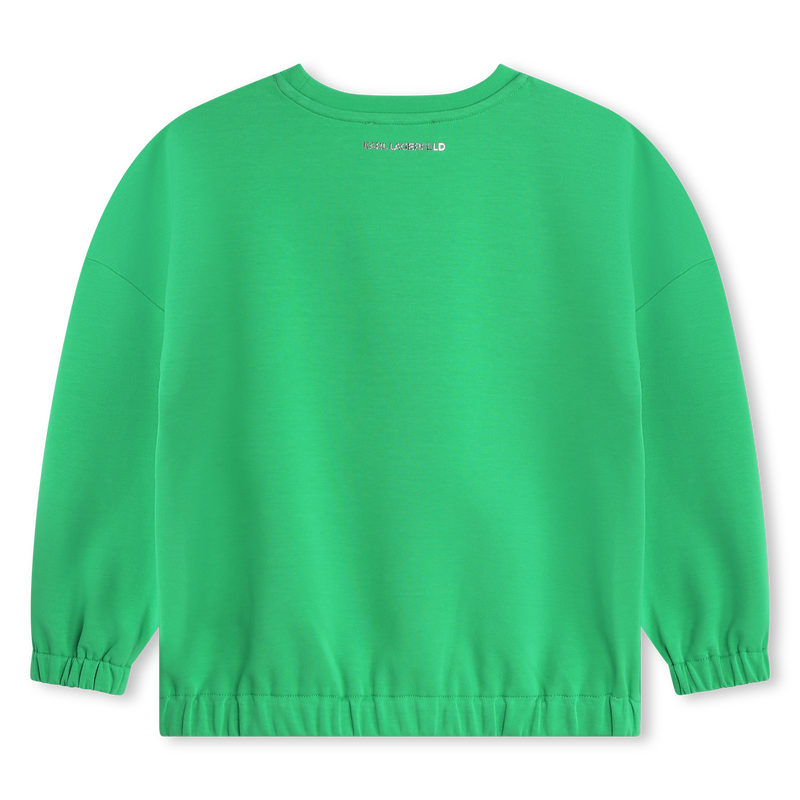 Sweat-shirt avec sigle embossé KARL LAGERFELD KIDS 
                    FILLE