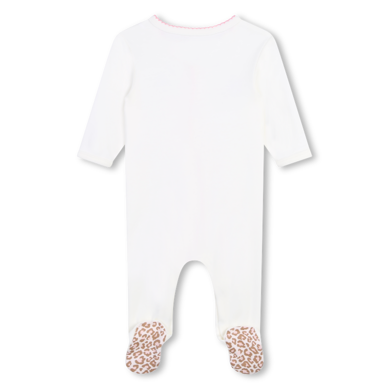 Pyjama pressionné en coton KENZO KIDS 
                    FILLE