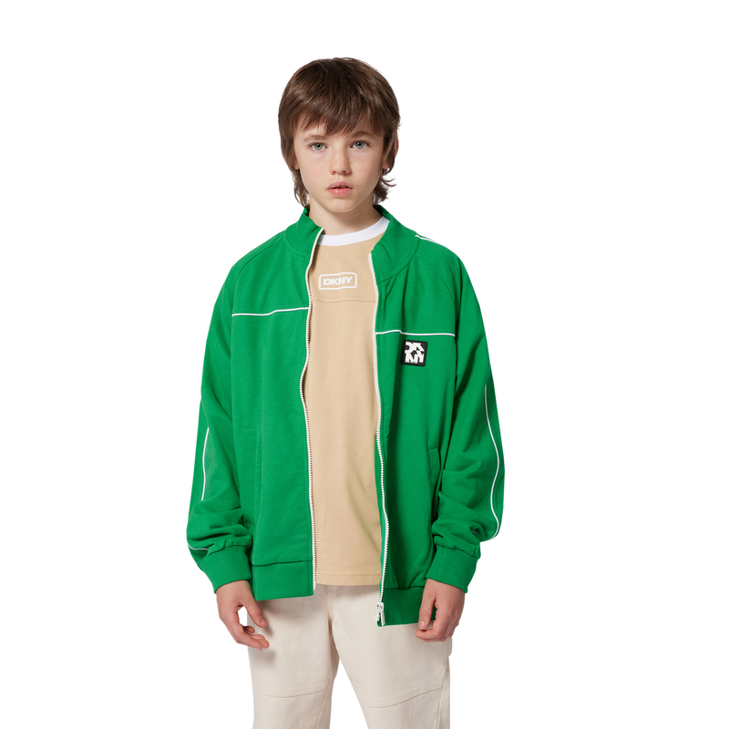 T-shirt illustration en relief DKNY 
                        GARCON