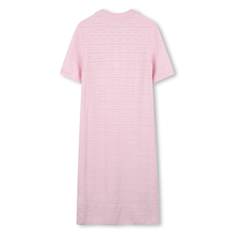 Robe droite longue &agrave; motif GIVENCHY 
                        FILLE