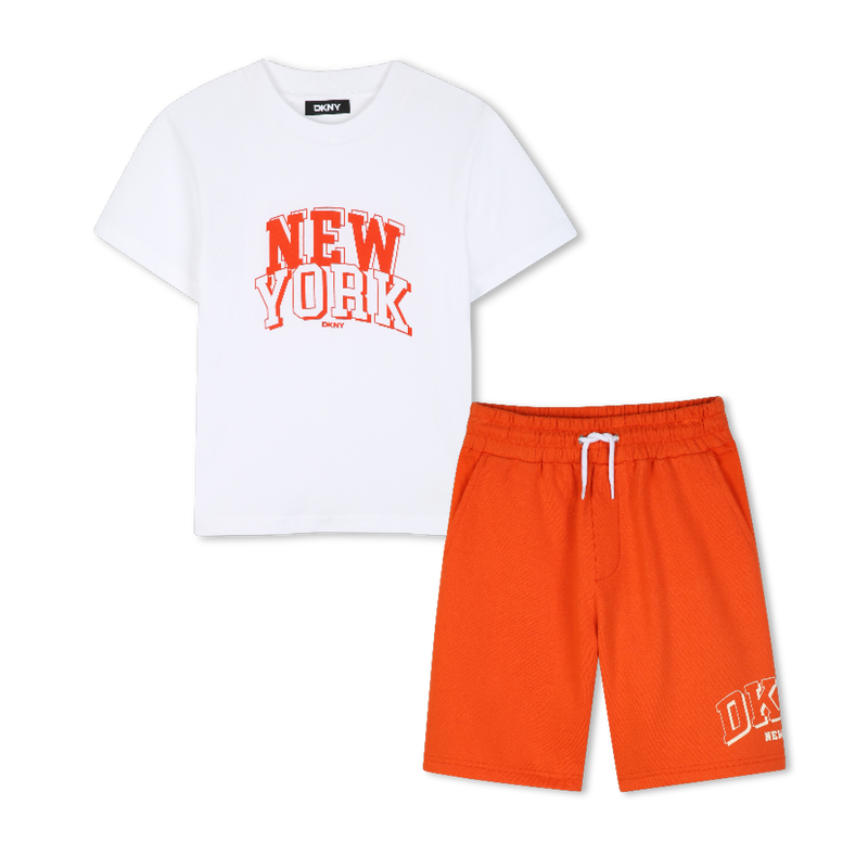 Ensemble tee-shirt et bermuda DKNY 
                        GARCON
