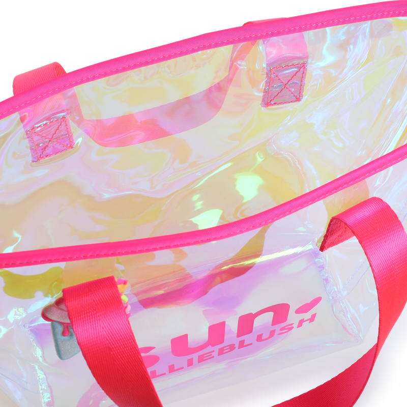 Sac cabas brillant avec badge BILLIEBLUSH 
                    FILLE
