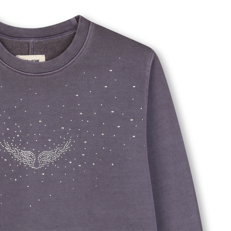 Sweat long illustration contrastée ZADIG & VOLTAIRE 
                    FILLE