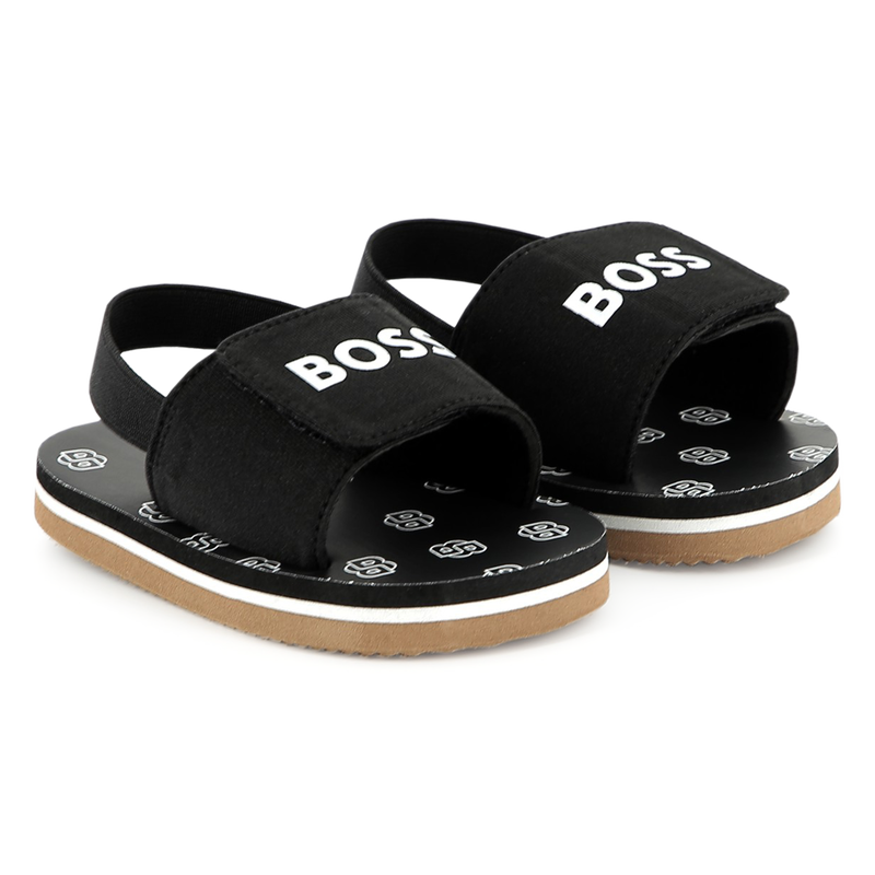 Claquettes avec fermeture par bandes auto aggripan BOSS 
                    GARCON