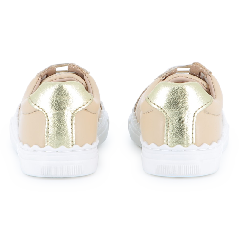 Baskets en cuir de mouton CHLOE 
                    FILLE