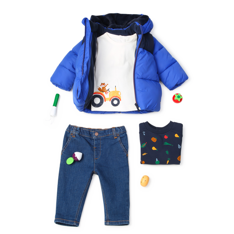 Sweat-shirt fruits et légumes CARREMENT BEAU 
                    GARCON