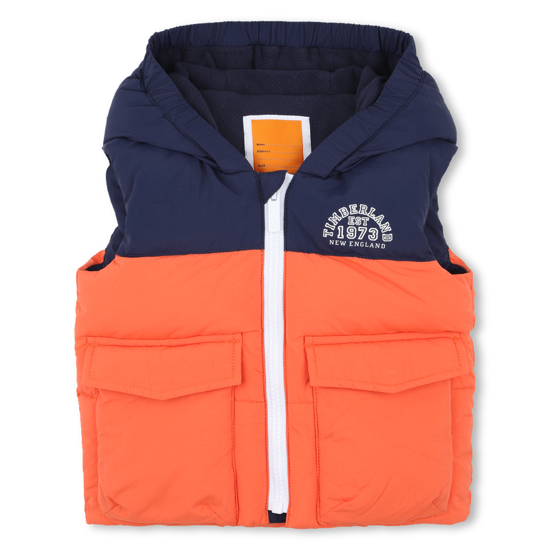 Doudoune à capuche sans manches TIMBERLAND 
                    GARCON