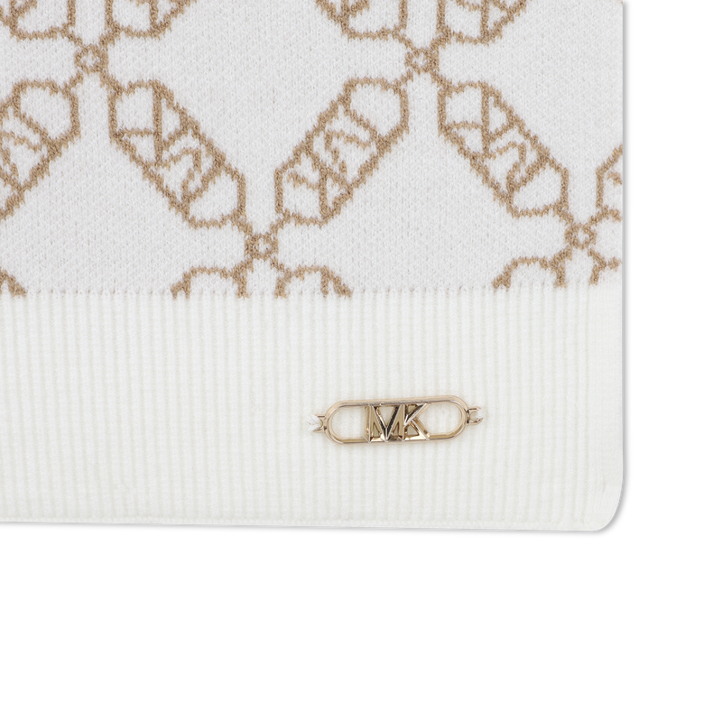 Écharpe en tricot avec jacquard MICHAEL KORS 
                    FILLE