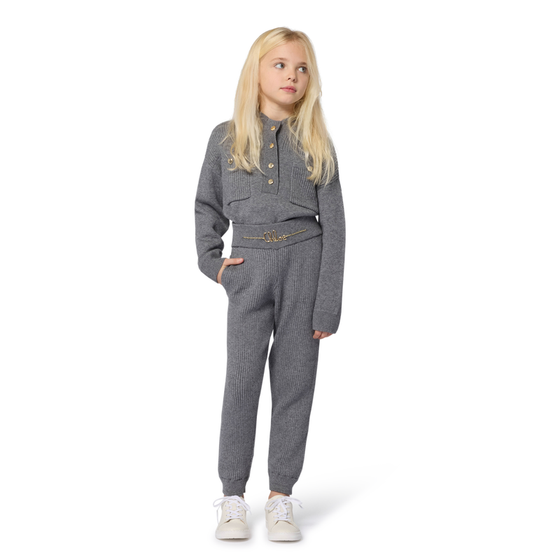 Pull col montant en tricot CHLOE 
                    FILLE