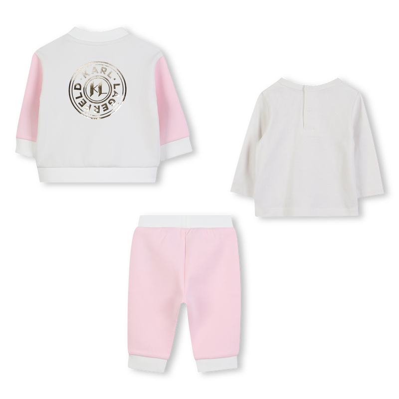 Ensemble jogging 3 pièces KARL LAGERFELD KIDS 
                    FILLE