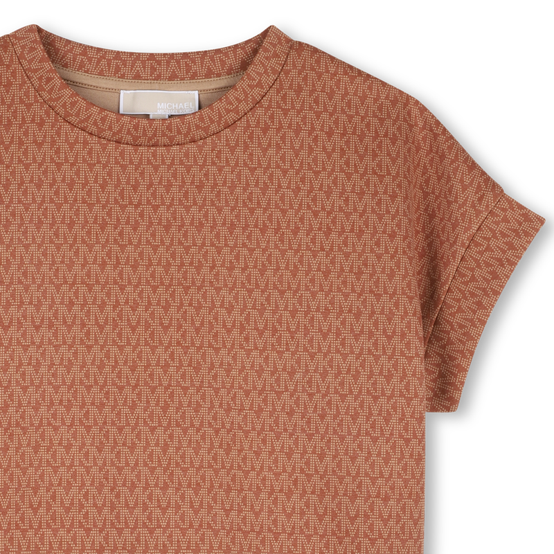T-SHIRT IMPRIM&Eacute; MANCHES COURTES MICHAEL KORS 
                        FILLE