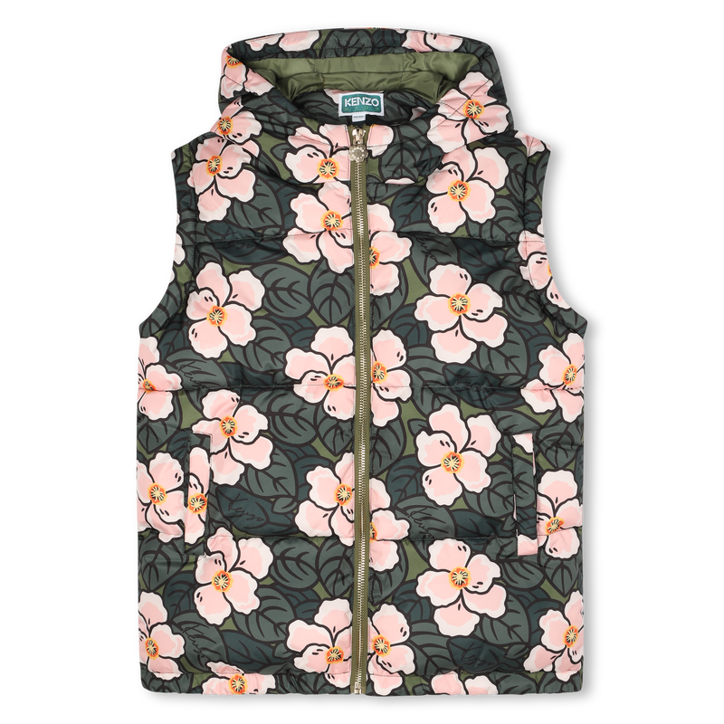 Doudoune avec manches amovibles KENZO KIDS 
                    FILLE