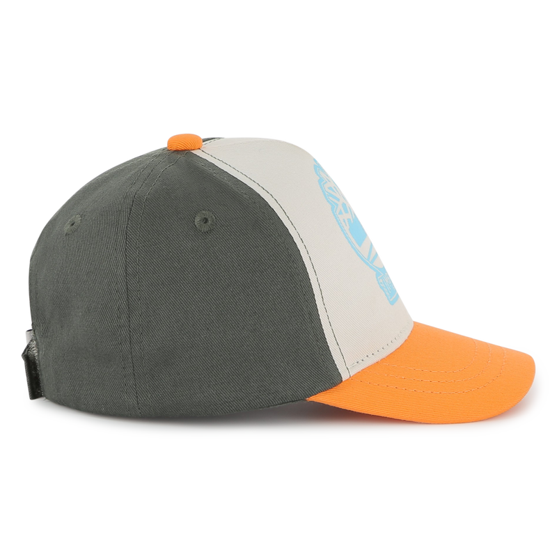 Casquette tricolore à fermeture auto-aggripante TIMBERLAND 
                    GARCON