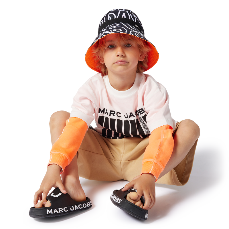 T-shirt en coton bicolore THE MARC JACOBS 
                    GARCON