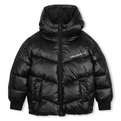 Doudoune &agrave; capuche KARL LAGERFELD KIDS FILLE