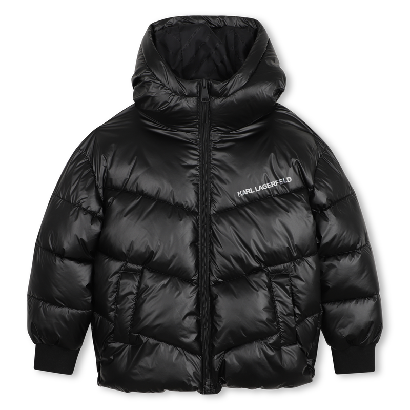 Doudoune &agrave; capuche KARL LAGERFELD KIDS 
                        FILLE