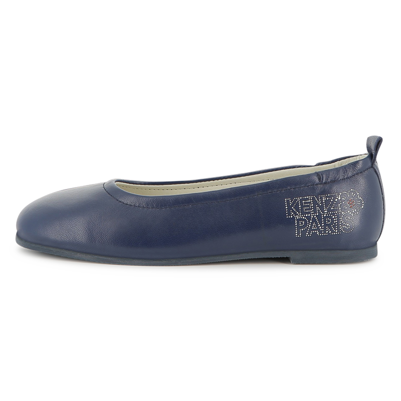 Ballerine en cuir de chèvre KENZO KIDS 
                    FILLE