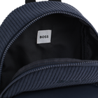 Sac &agrave; dos en velours c&ocirc;tel&eacute; BOSS 
                    GARCON