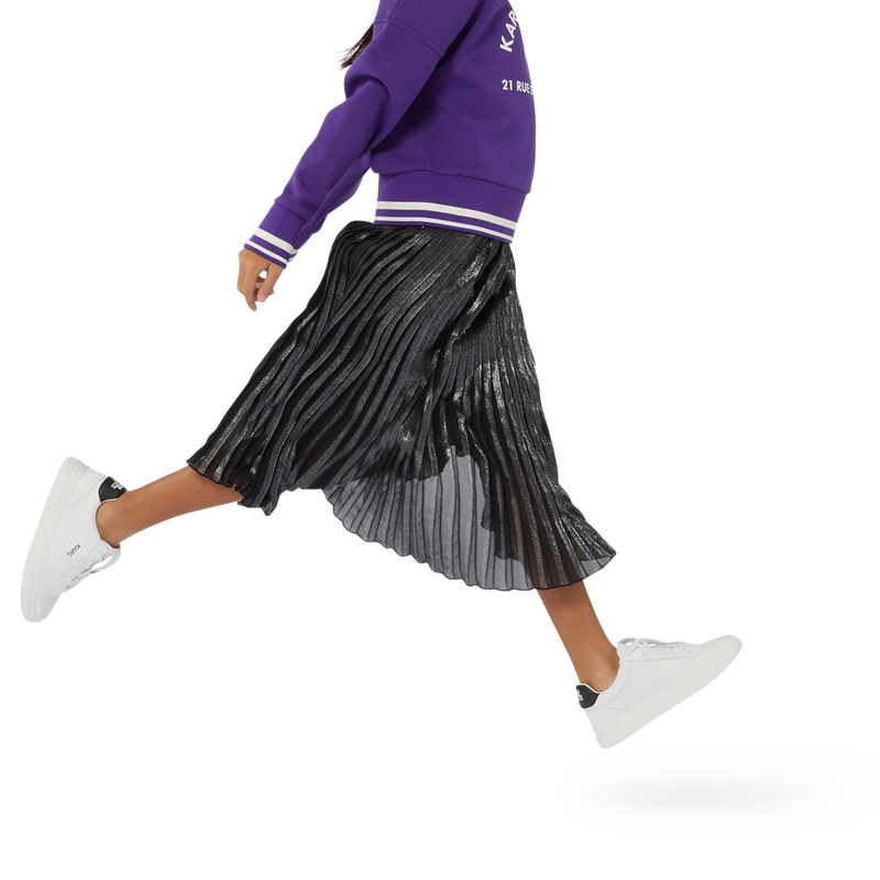 Jupe midi pliss&eacute;e KARL LAGERFELD KIDS 
                        FILLE