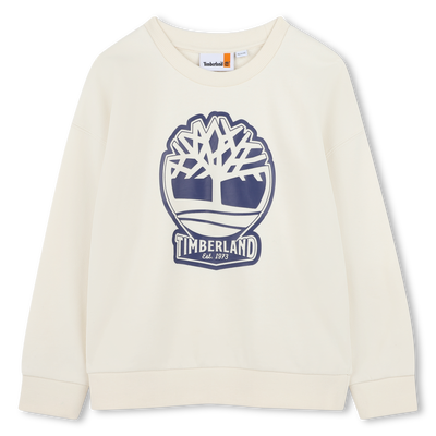 Sweat-shirt avec imprim&eacute; logo TIMBERLAND GARCON