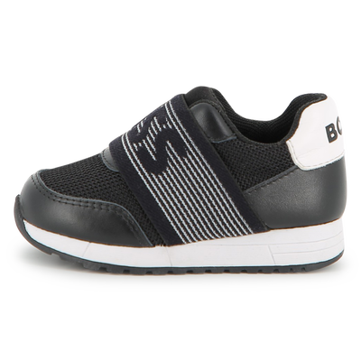 BASKETS EN CUIR DE VACHETTE BOSS GARCON