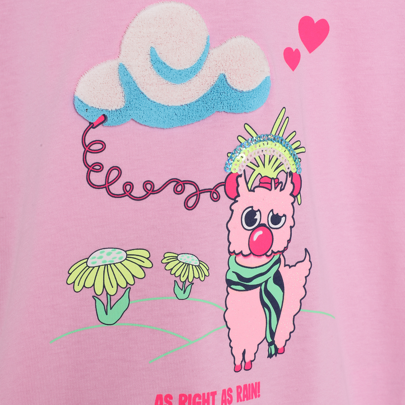 T-shirt orné de sequins BILLIEBLUSH 
                    FILLE