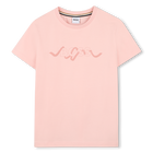 Tee-shirt manches courtes, ROSE PETALE, hi-res