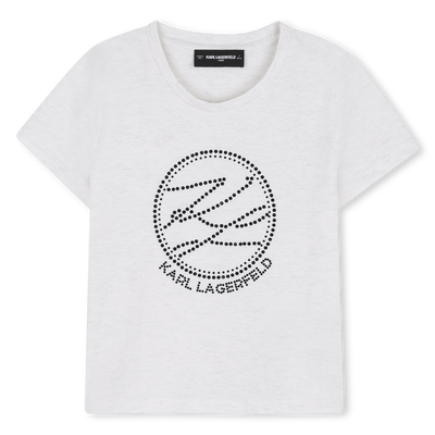 T-SHIRT MANCHES COURTES KARL LAGERFELD KIDS FILLE
