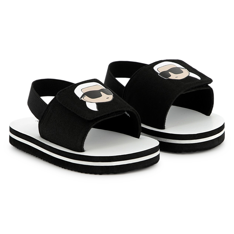 Sandales légères à fermeture par bandes auto aggri KARL LAGERFELD KIDS 
                    UNISEXE
