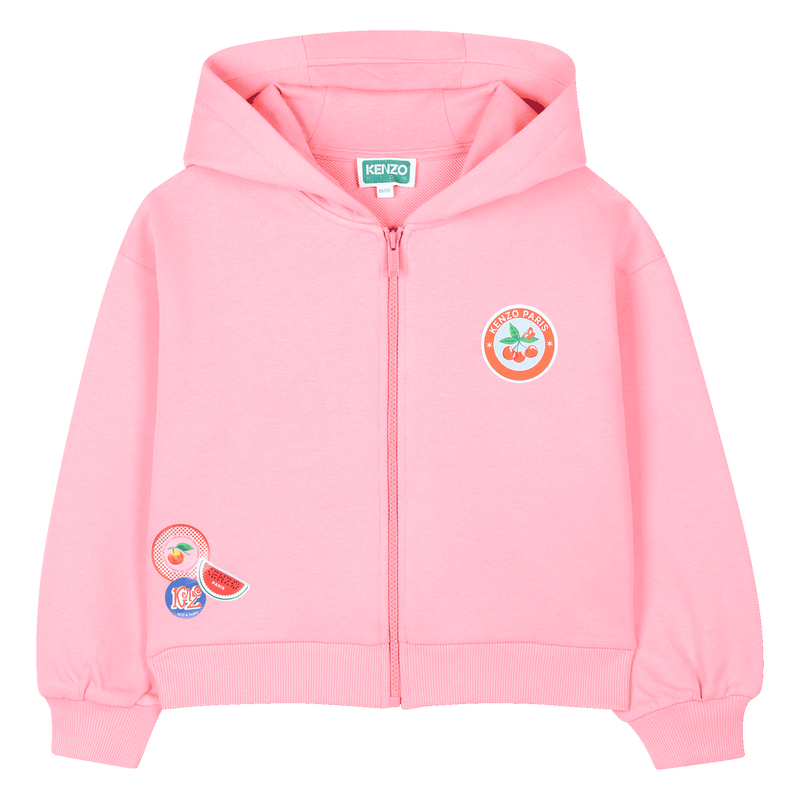 Cardigan de jogging zippé KENZO KIDS 
                    FILLE