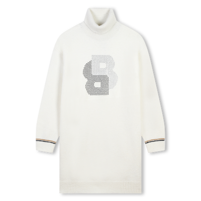 Robe pull avec strass BOSS FILLE