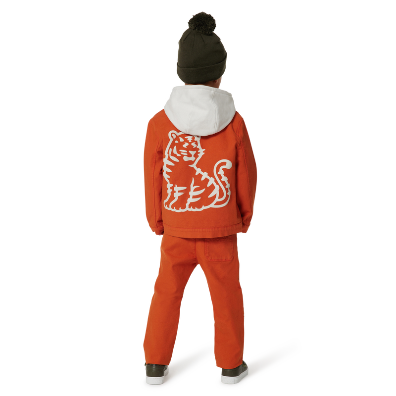 Pantalon ajustable en coton KENZO KIDS 
                    UNISEXE