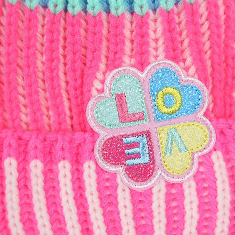 Bonnet en côtes multicolores BILLIEBLUSH 
                    FILLE