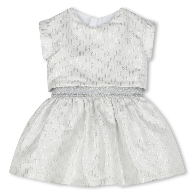 Robe esprit couture imprimée KARL LAGERFELD KIDS 
                    FILLE