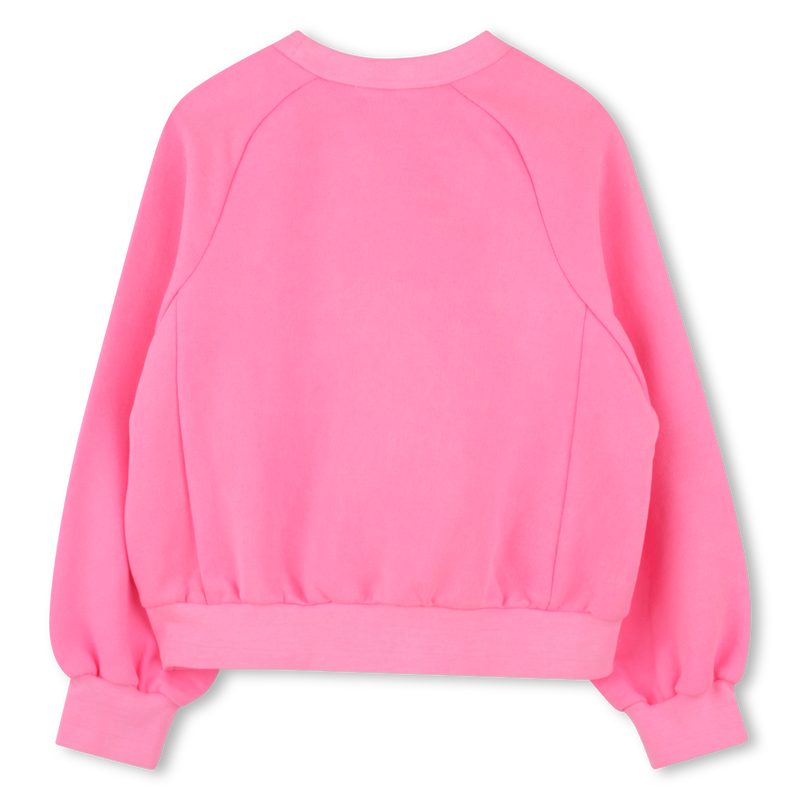 Sweat-shirt teint&eacute; en molleton BILLIEBLUSH 
                        FILLE
