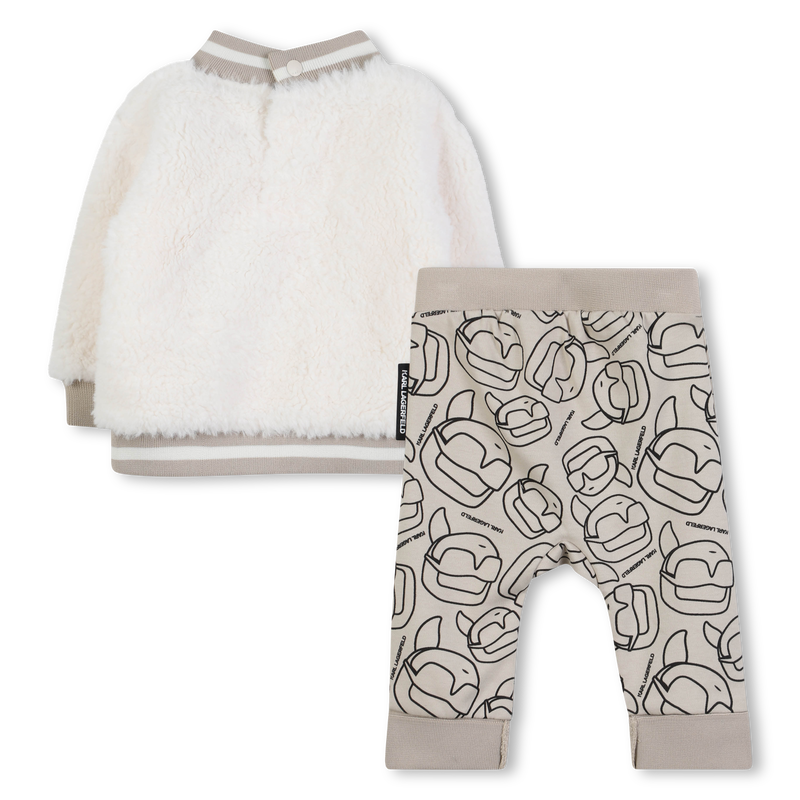 Ensemble sweatshirt et bas de jogging KARL LAGERFELD KIDS 
                    GARCON