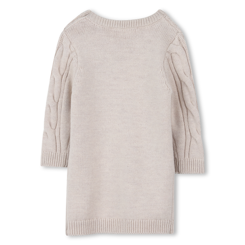 Robe en tricot avec torsades MICHAEL KORS 
                        FILLE