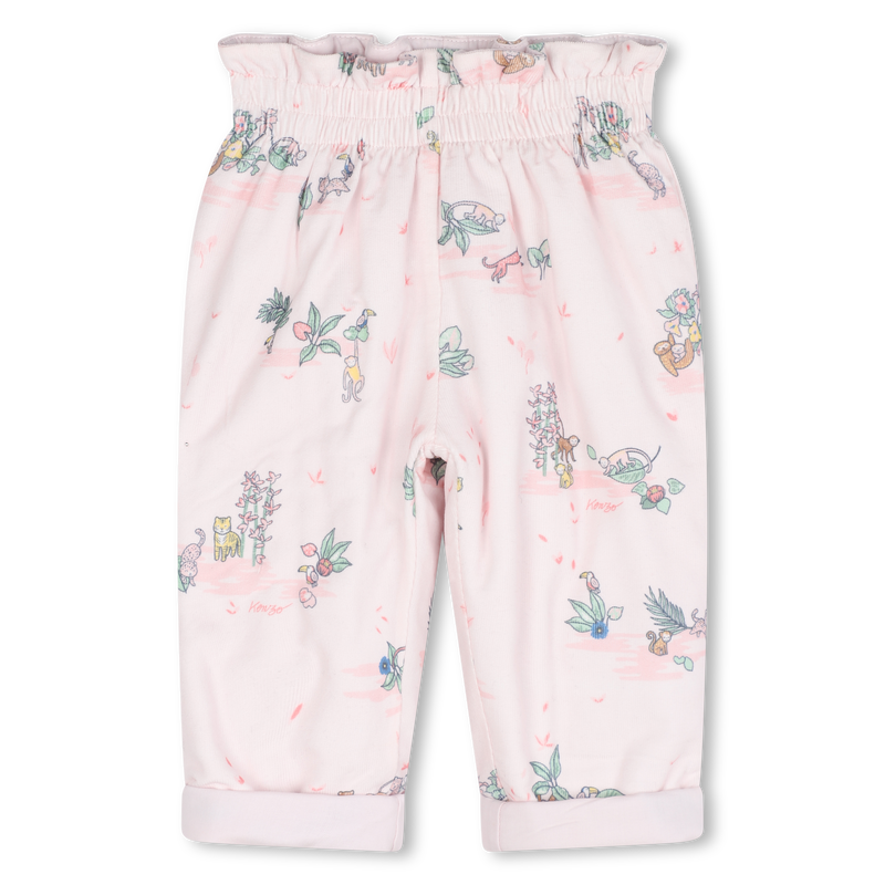 T-shirt et pantalon bimatière KENZO KIDS 
                    FILLE
