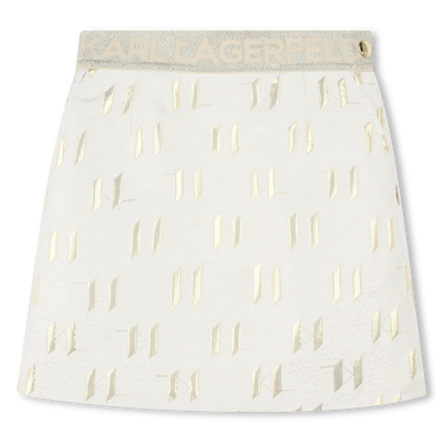 Jupe de c&eacute;r&eacute;monie en jacquard KARL LAGERFELD KIDS FILLE