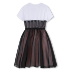 Robe de ceremonie manches courtes KARL LAGERFELD KIDS 
                    FILLE