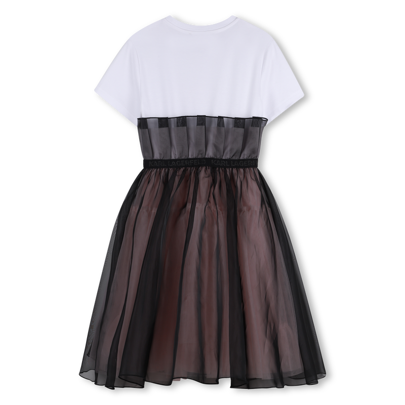 ROBE DE CEREMONIE MANCHES COURTES KARL LAGERFELD KIDS 
                        FILLE