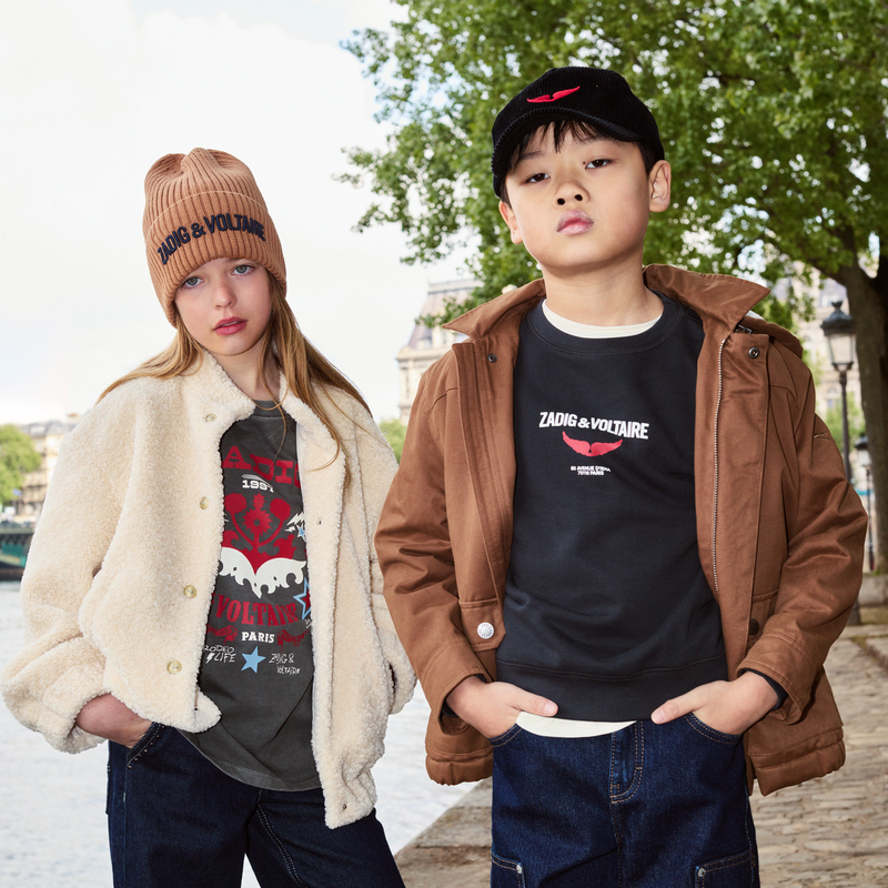 Veste &agrave; col rond ZADIG & VOLTAIRE 
                        FILLE