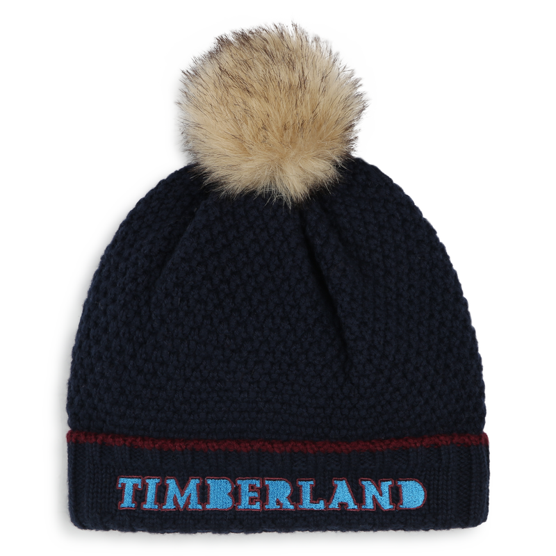 Bonnet à pompon en tricot TIMBERLAND 
                    GARCON