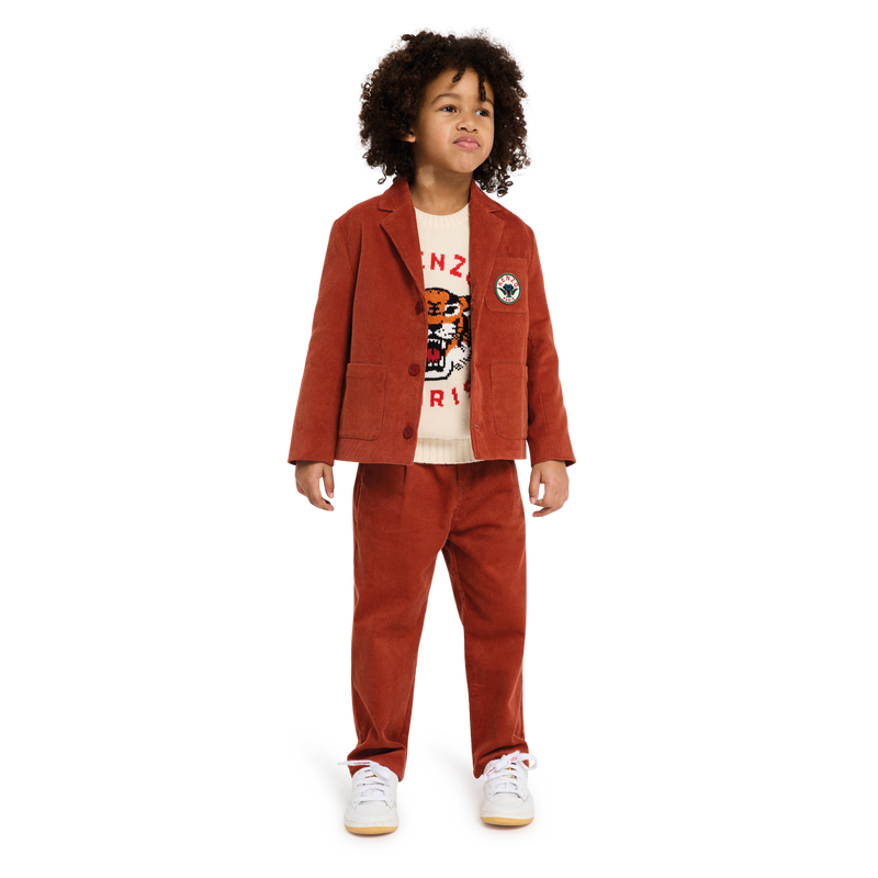 Pantalon en velours côtelé KENZO KIDS 
                    GARCON