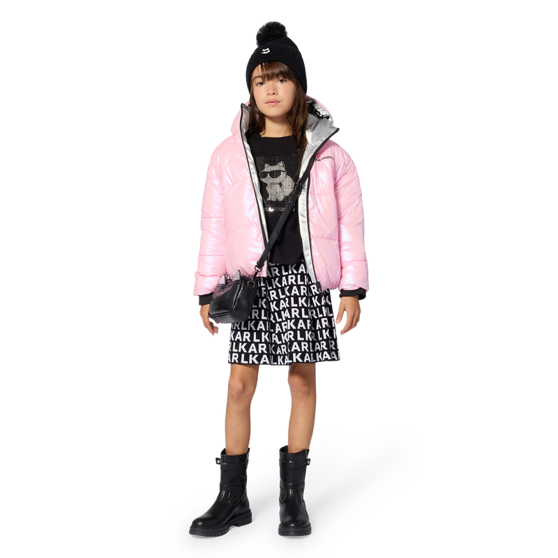 Doudoune r&eacute;versible KARL LAGERFELD KIDS 
                        FILLE