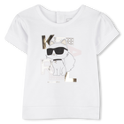 Ensemble short et T-shirt KARL LAGERFELD KIDS 
                    FILLE