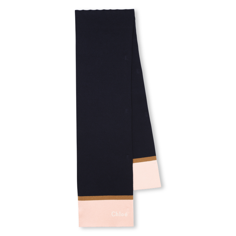 Écharpe tricolore en tricot CHLOE 
                    FILLE