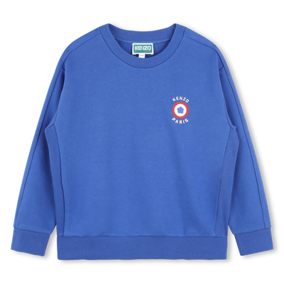 Sweat-shirt molletonn&eacute; imprim&eacute; KENZO KIDS GARCON