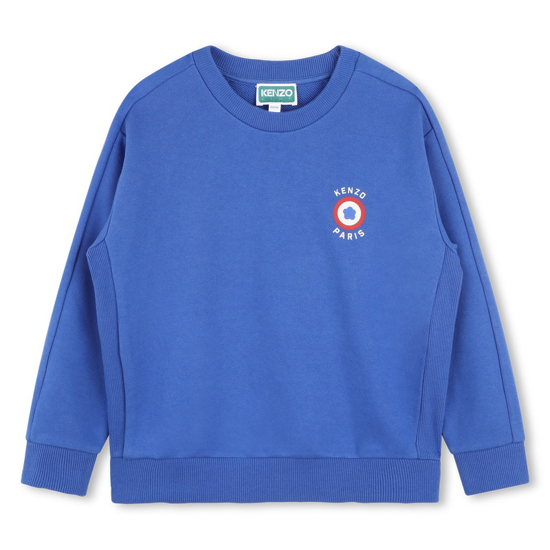 Sweat-shirt molletonn&eacute; imprim&eacute; KENZO KIDS 
                        GARCON