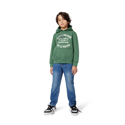 Sweat en molleton à capuche ZADIG & VOLTAIRE GARCON